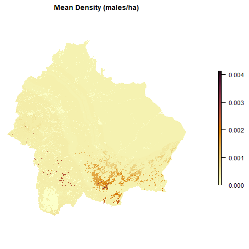 Distribution map