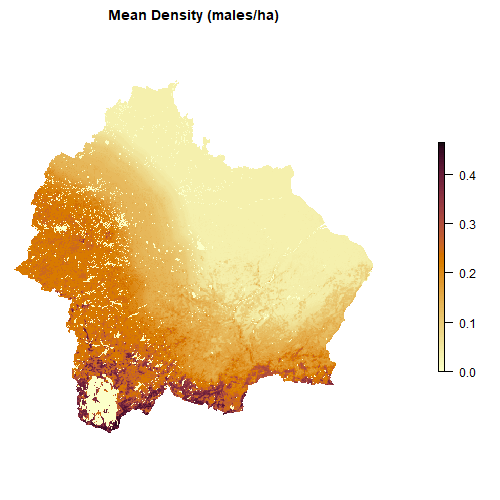 Distribution map