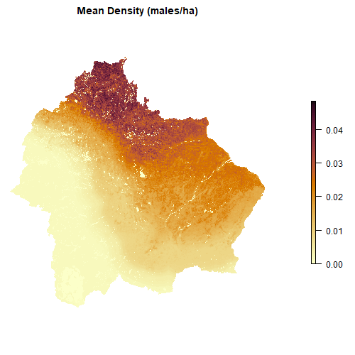 Distribution map