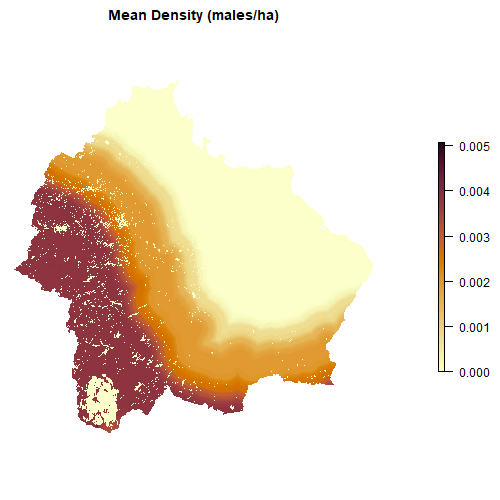 Distribution map