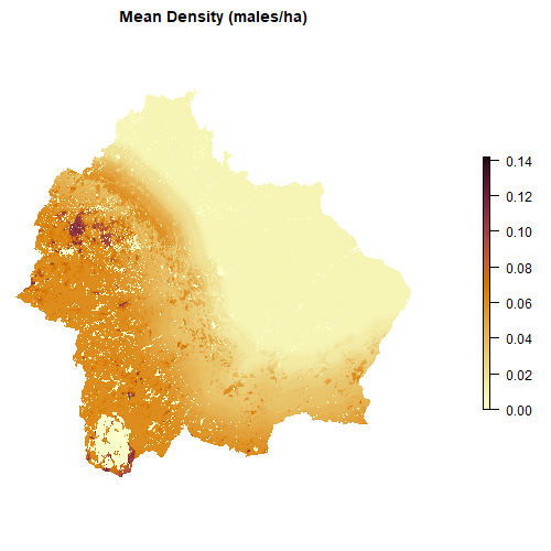 Distribution map
