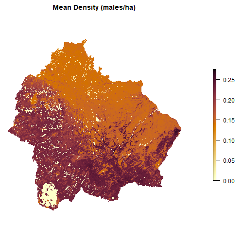 Distribution map