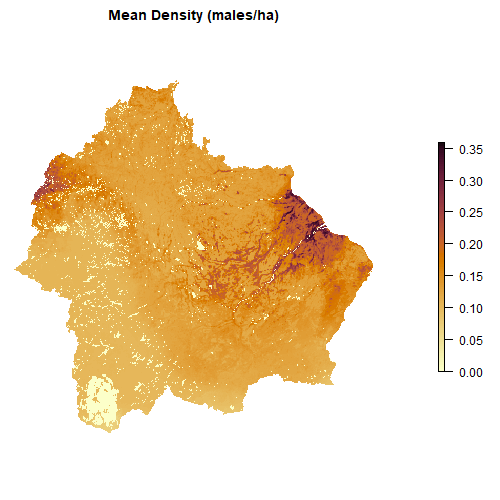 Distribution map