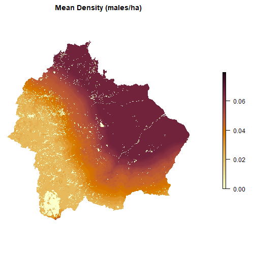 Distribution map