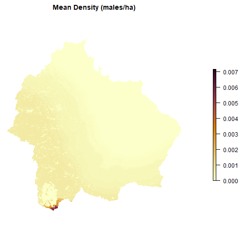 Distribution map