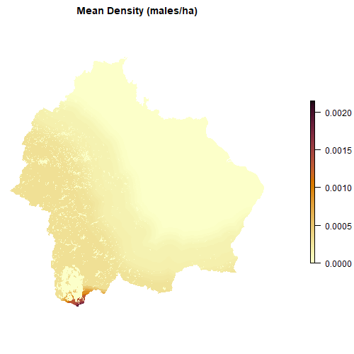 Distribution map