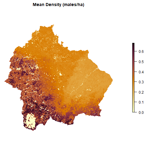 Distribution map