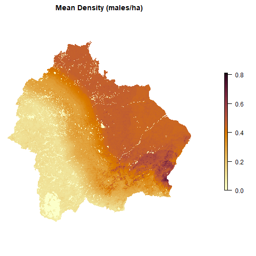 Distribution map