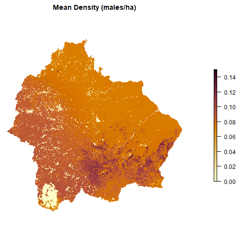 Distribution map