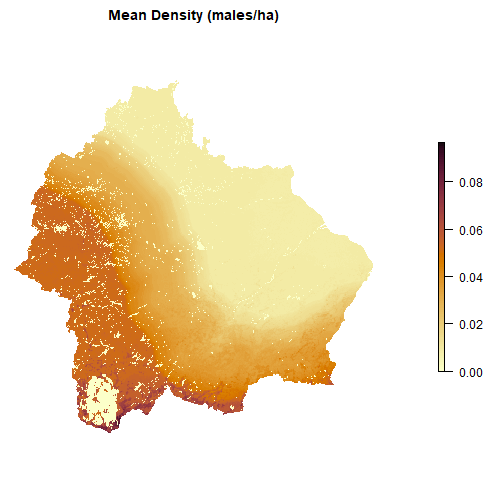 Distribution map