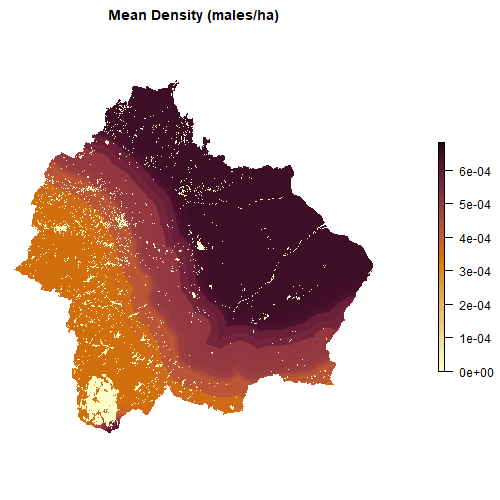 Distribution map